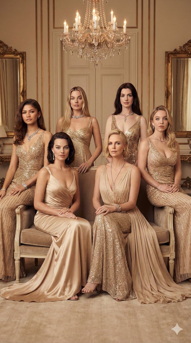 Glamourous Icons Unite: A Regal Portrait