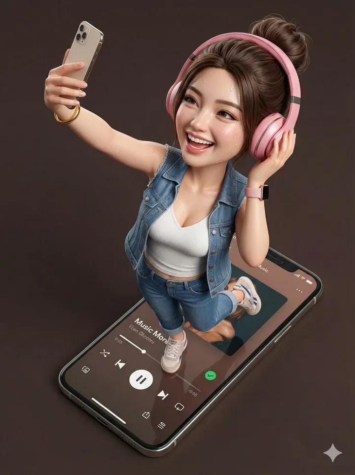Chibi Vibes: A Selfie Above the Tech World