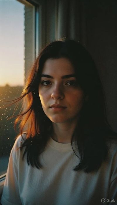 Golden Hour Serenity by the Window