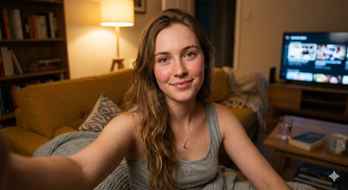 The Midnight Selfie: AI's Striking Realism