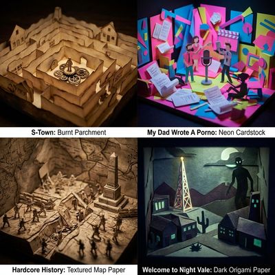 Origami Soundscapes: Podcasts as Paper Dioramas