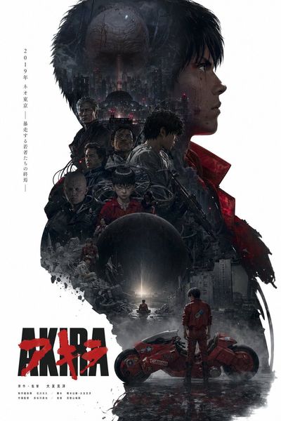 Akira Silhouette Epic: Collector’s Narrative Poster