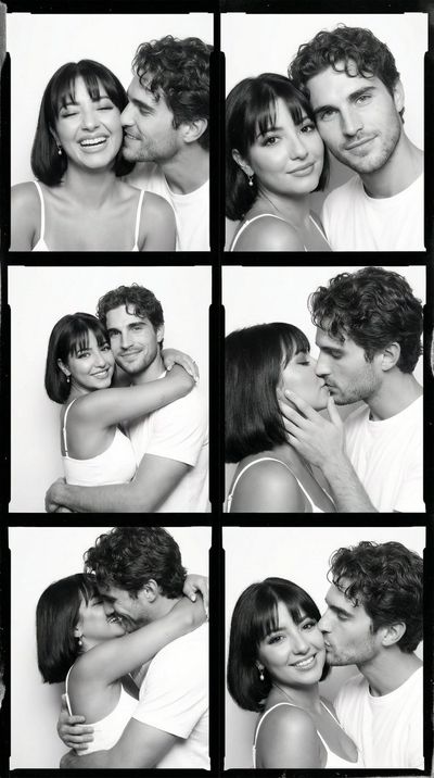 Candid Love in Black and White