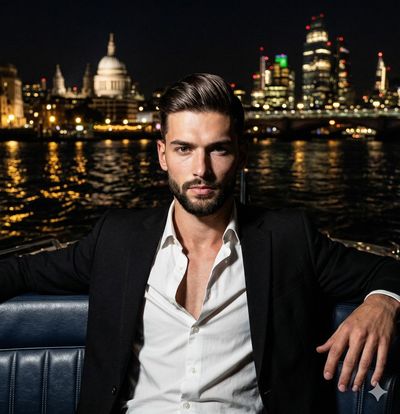 Moody Urban Portrait with Dramatic Flash Lighting