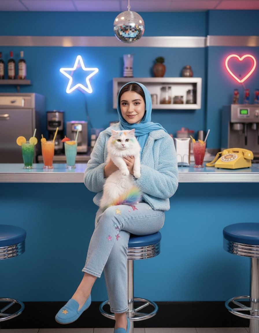 Charming Moments at the Retro Diner