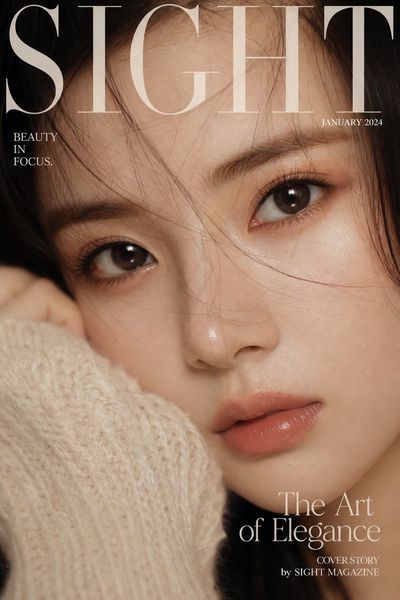Gaze of Elegance: A Modern Portrait