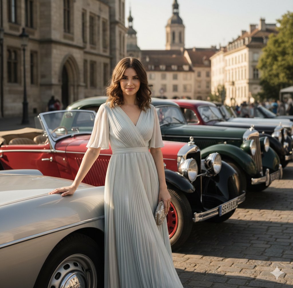 Timeless Elegance at a Classic Car Show