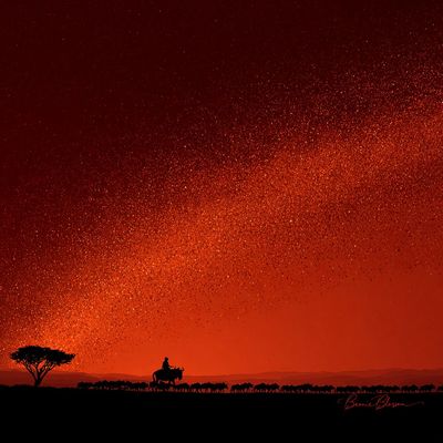Celestial Herd: The Shepherd and the Comet