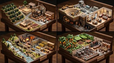 Handcrafted Diorama Reveals Coffee Supply Chain in Miniature Detail