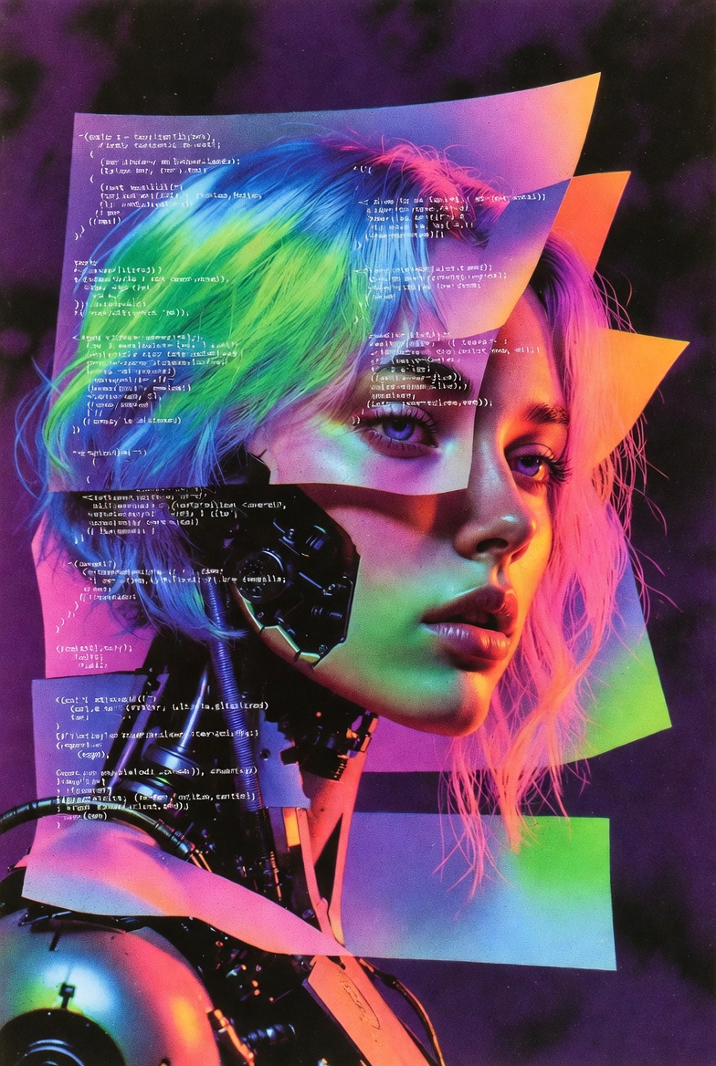 Futuristic Elegance: The Cyborg Muse