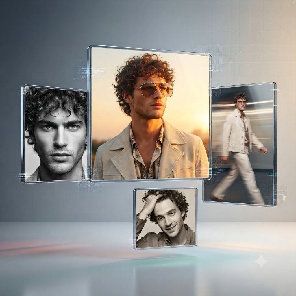 Ultra-Modern Luxury Fashion: Fragmented Reality Explored
