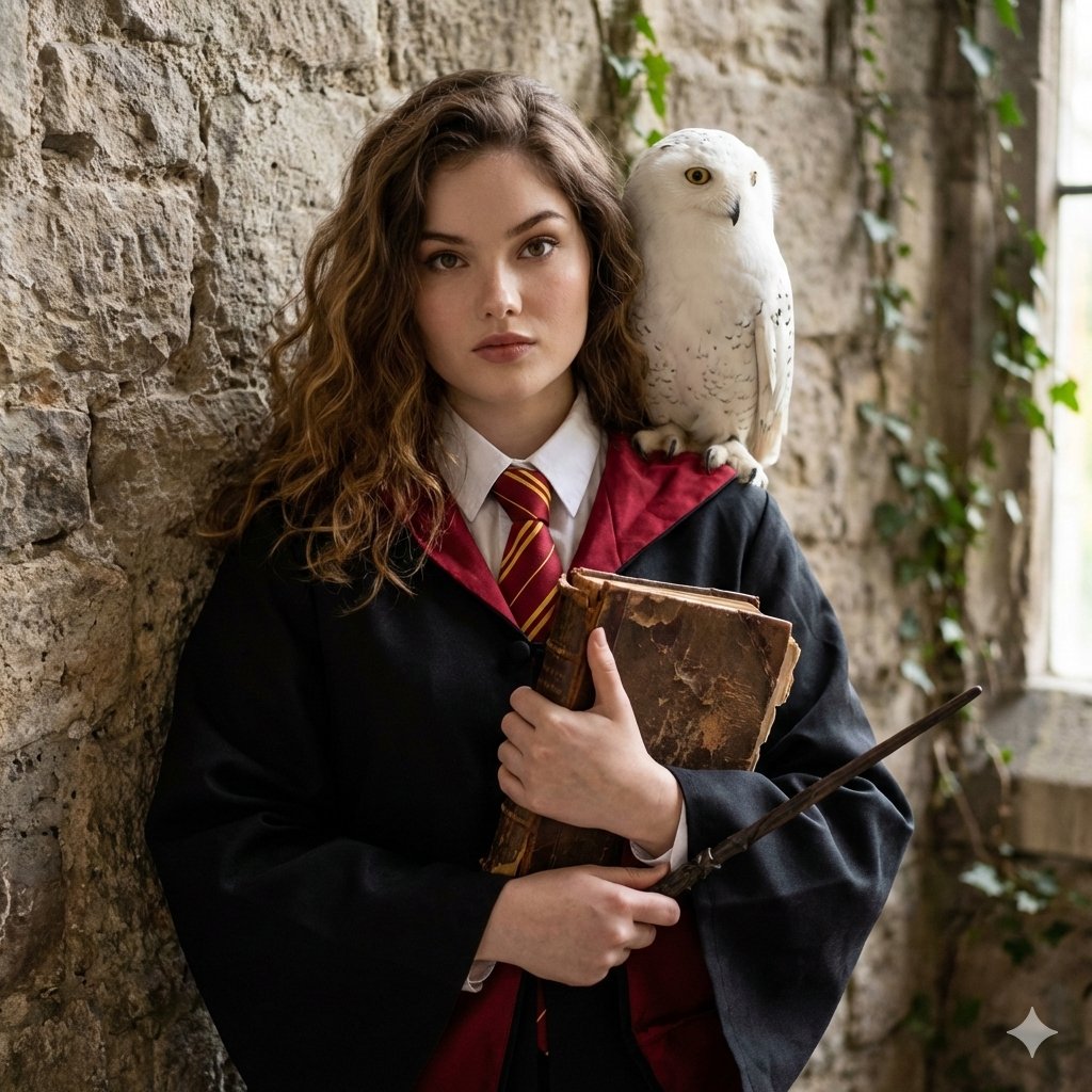 Enchanted Elegance: A Hogwarts Portrait