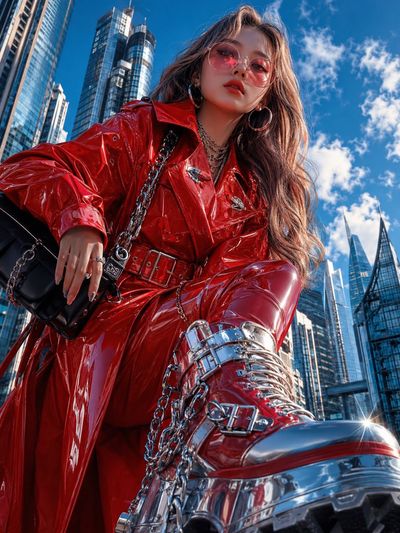 Fierce Fashion in a Futuristic Urban Jungle