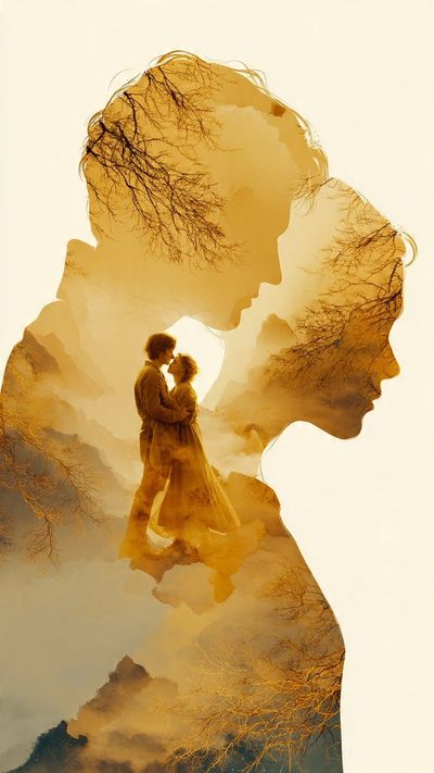 Ethereal Embrace: A Dance of Memory and Nature