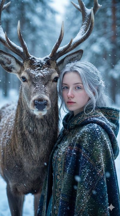 Whispers of Winter: A Surreal Encounter