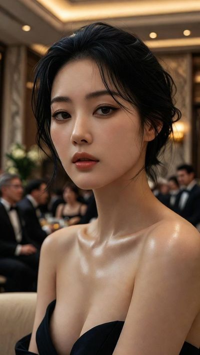 Luxurious Korean Elegance in Cinematic Glamour