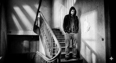 Shadows of Solitude in a Decaying House