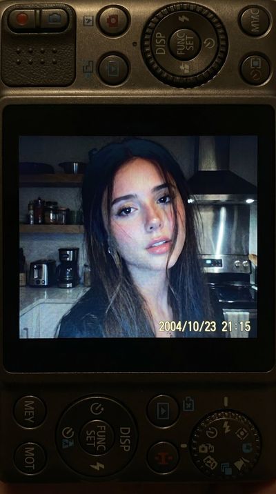 Forgotten flash photo reveals nostalgic kitchen portrait at night