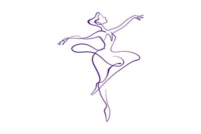 A single continuous line forms an elegant cat silhouette