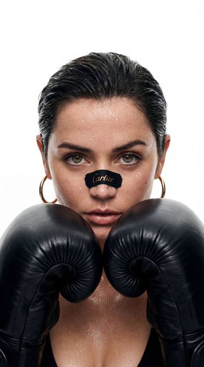 Fierce Elegance: The Boxer in a Glamorous Light