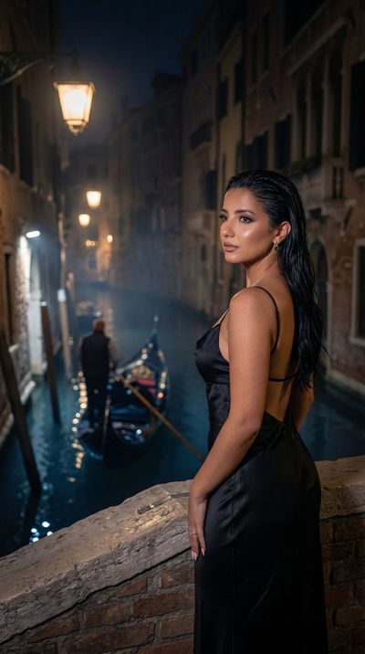 Elegance Amidst Venice's Shadows