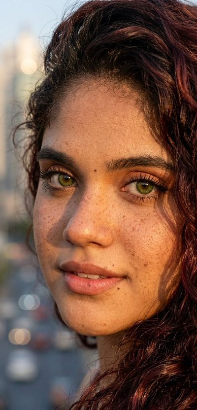 Enchanting Gaze in Golden Light