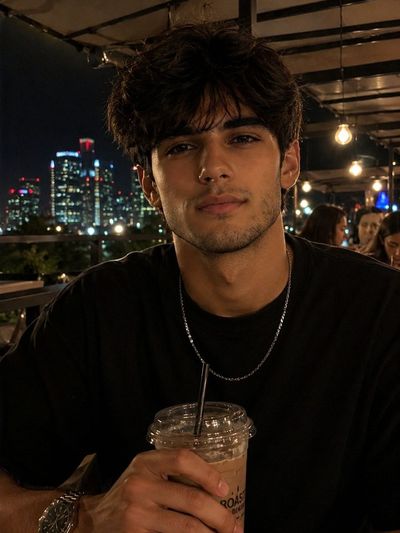 Chill Vibes on a Rooftop Night