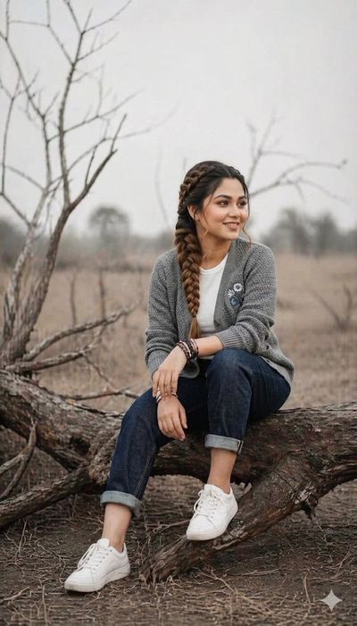 Elegance in Solitude: A Portrait of Resilience