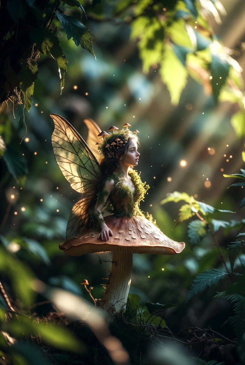 Fairy in the Enchanted Forest: A Dreamy Vision