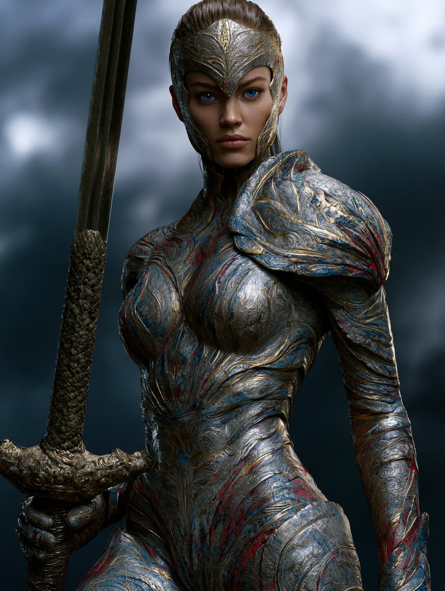Fierce Elegance: The Silver Warrior