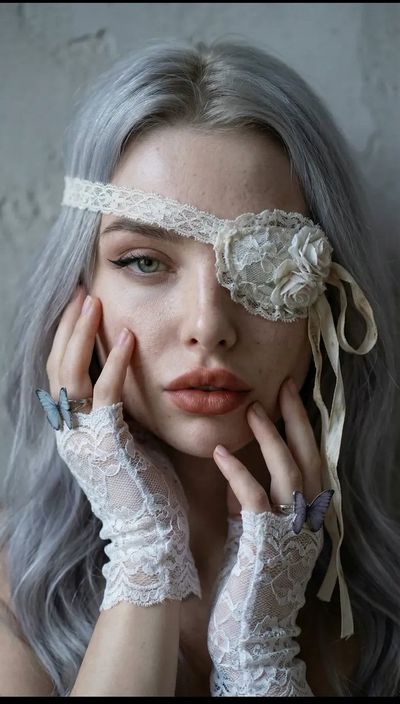 Gothic Elegance: A Portrait of Intrigue
