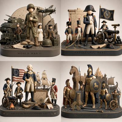 Iconic Battlefields: A Designer Toy Tribute
