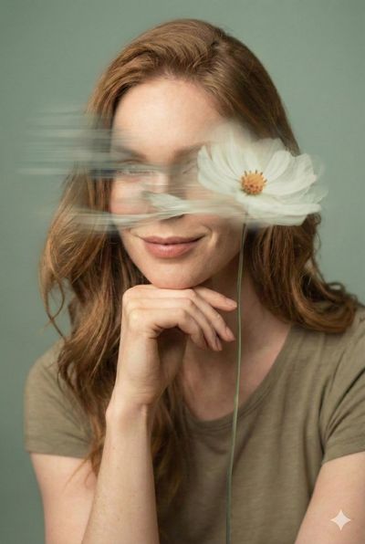 Serenity in Bloom: A Dreamy Fine-Art Portrait