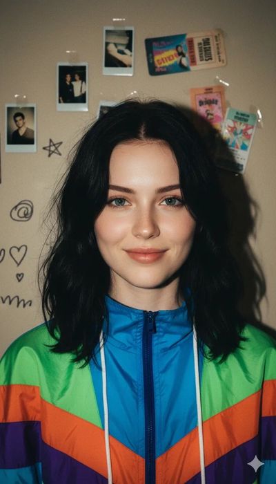 Retro Vibes with a Flash of Color