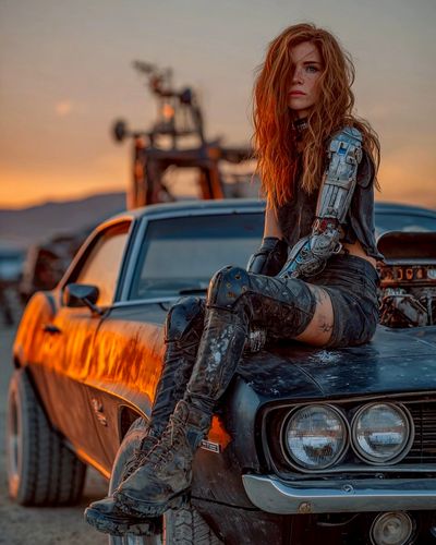 Rebel of the Wasteland: A Biomechanical Vision