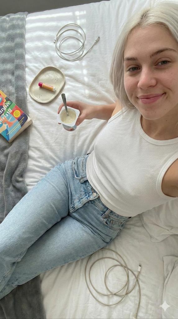 Morning Bliss: A Candid Selfie Moment