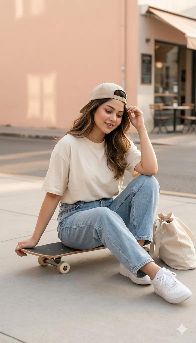 Golden Hour Skate Portrait on a Quiet City Street