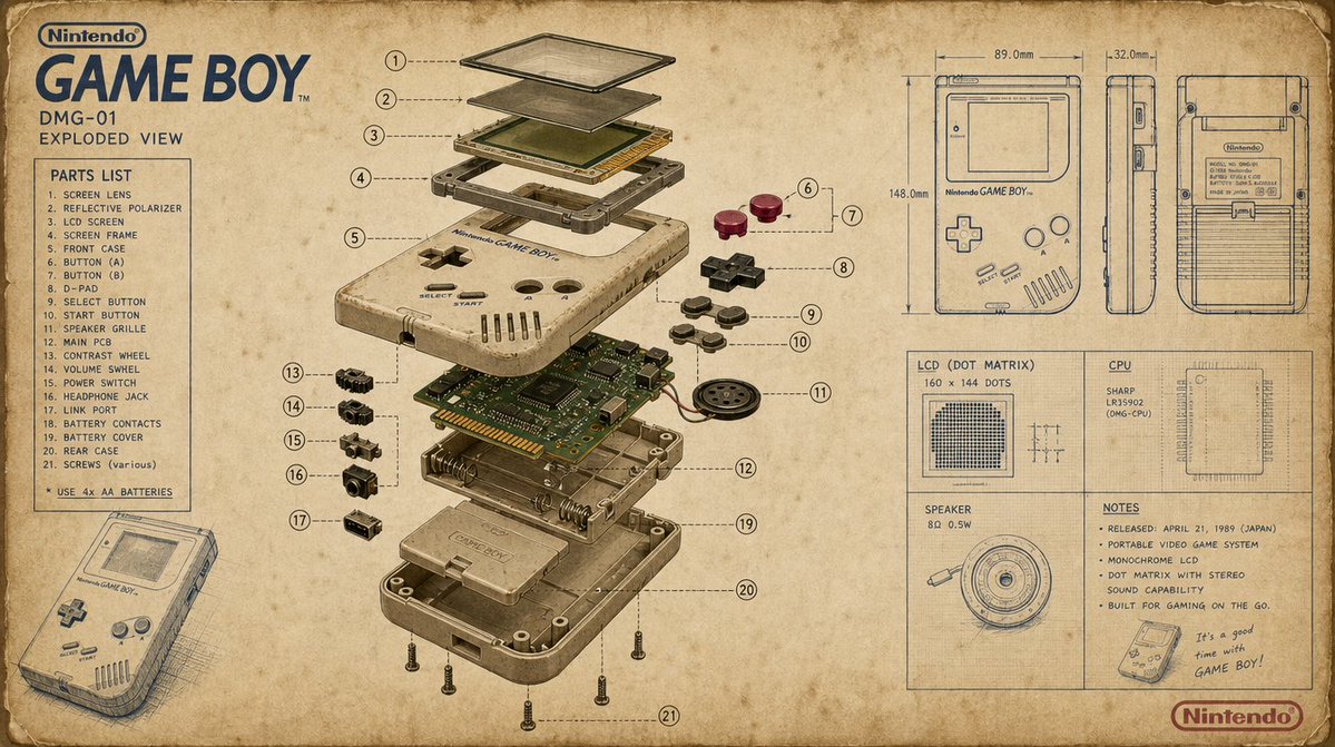 The Game Boy Dissected: A Retro Reverie