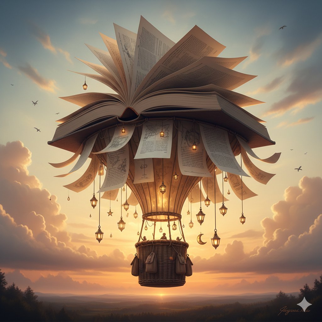 A Floating Library in the Sky