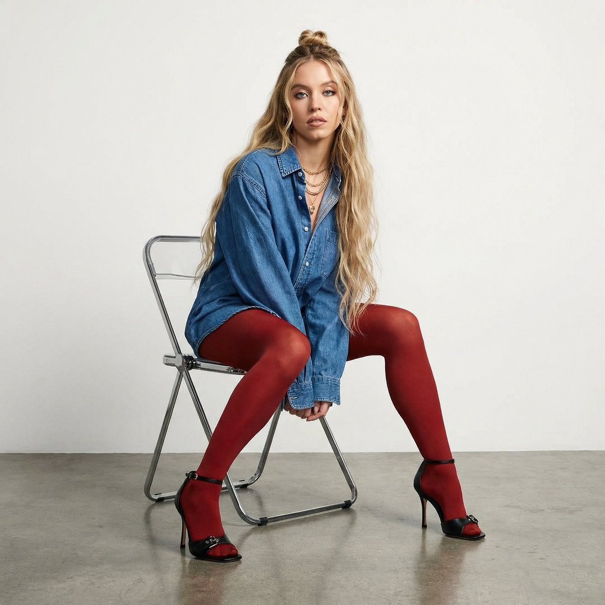 High-Fashion Denim Elegance