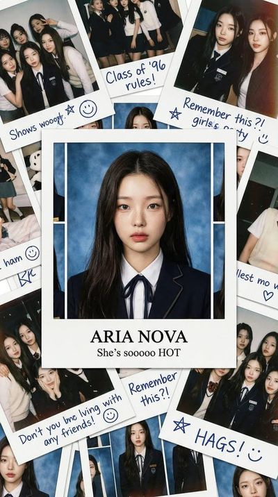 1990s High School Yearbook Collage