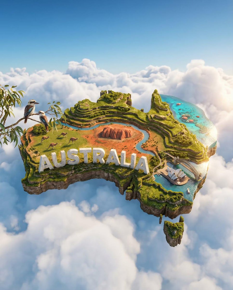 A Floating Miniature Paradise: [Country] in the Clouds