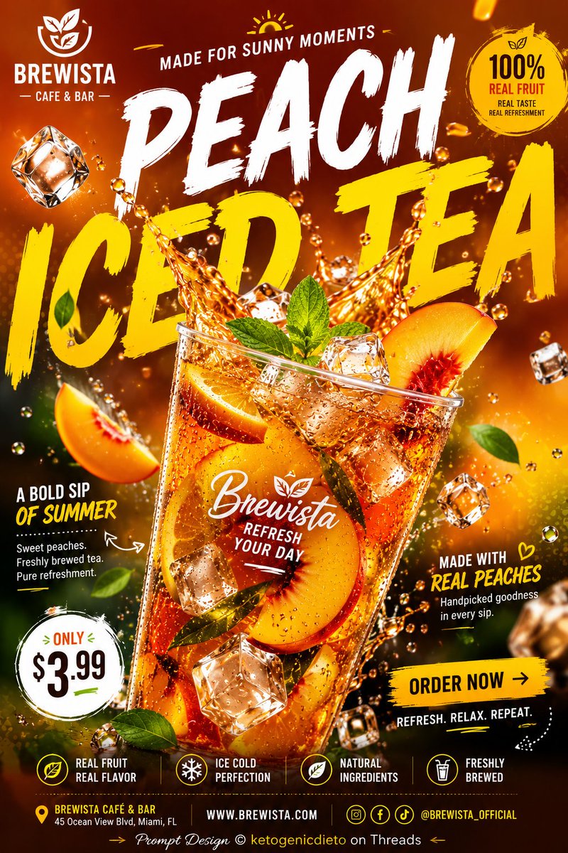 A chilled lemonade glass with ice and mint splashes dynamically