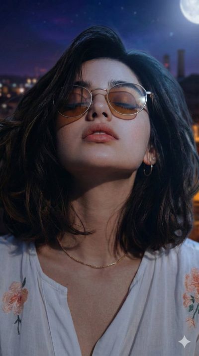 A Glimpse of Inner Beauty and Calm Confidence