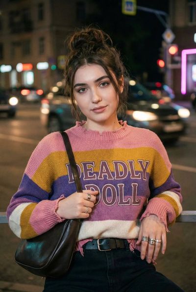 Urban Elegance: A Night in Neon