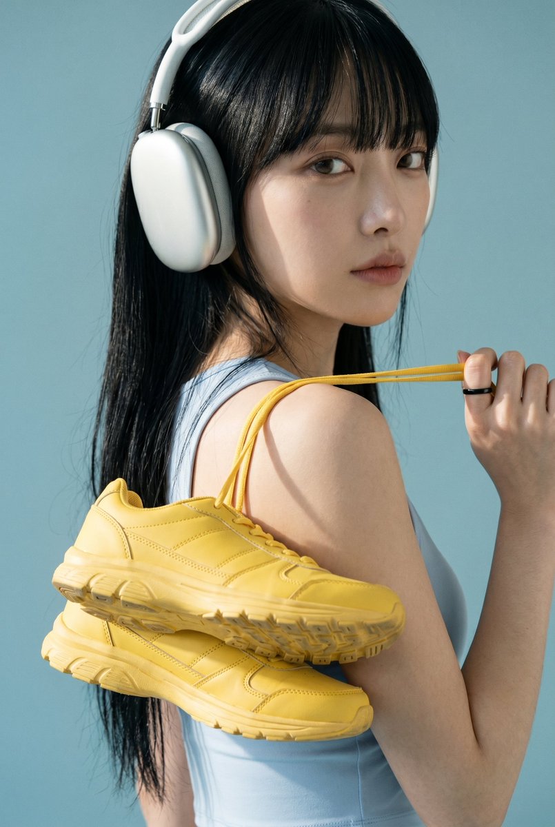 A yellow line hovers above a shoulder in quiet stillness