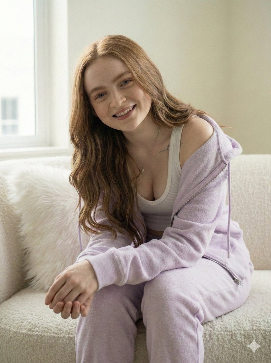 Cozy Elegance: A Portrait of Serenity