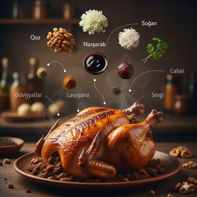 Cinematic Feast: Levengi Chicken Portrait