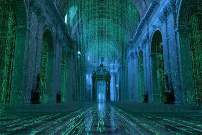 Neon Cyber Matrix Fusion
