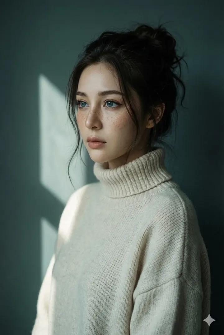 Ethereal Elegance: A Cinematic Portrait